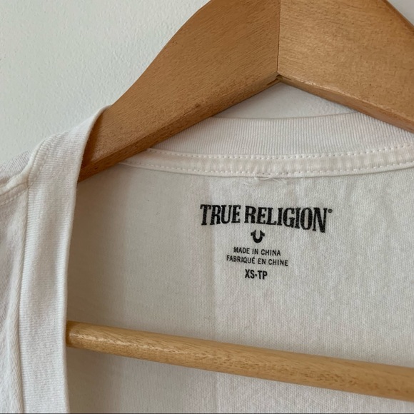 True Religion Buddha Logo V Tee - Picture 4 of 7